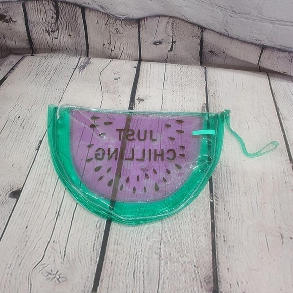 Watermelon Slice plastic Summer Bag - Picture 7 of 12